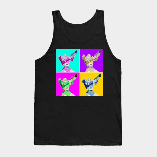 Transformers Arcee Pop Art Tank Top by ramonavirus